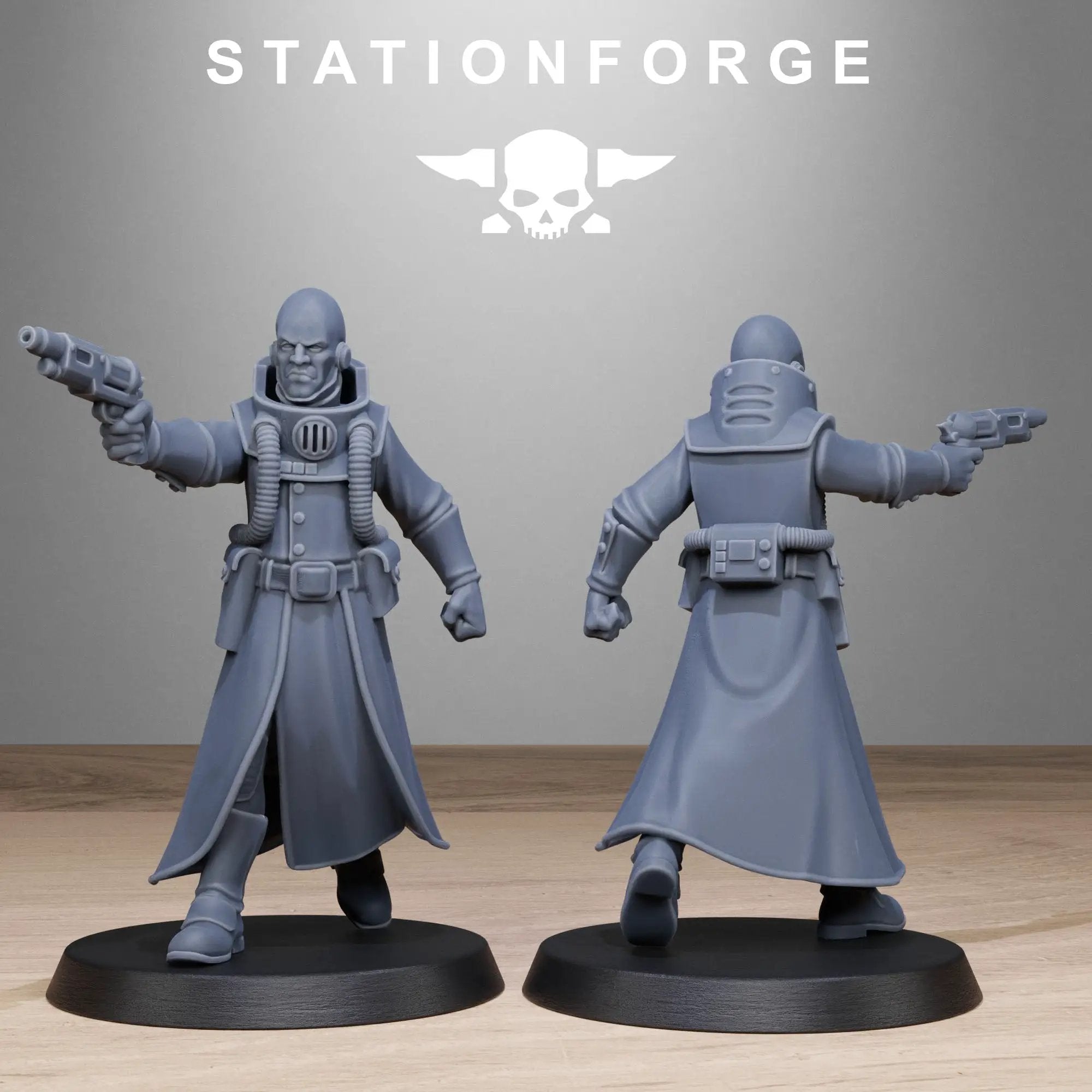 3D Printed GrimCorp Seers by StationForge Miniatures by Last Hope Miniatures