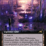 Takenuma, Abandoned Mire (NEO-505) - Kamigawa: Neon Dynasty: (Extended Art)