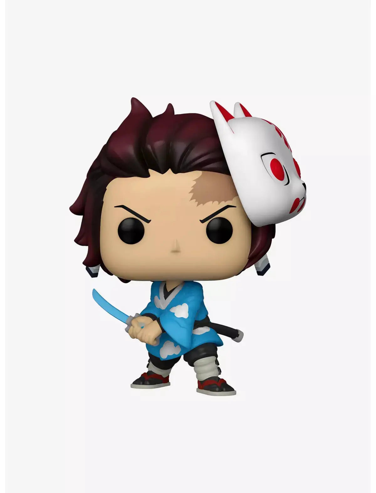 Funko Demon Slayer Kimetsu No Yaiba Tanjiro vinyl figure wearing mask, exclusive Pop! Animation collectible by THE MIGHTY HOBBY SHOP