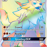 Lycanroc GX (Secret) 155/147 - SM  Burning Shadows Holofoil