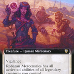 Robaran Mercenaries (DMC-072) - Dominaria United Commander: (Extended Art)