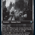 Chaplain of Alms // Chapel Shieldgeist (DBL-013) - Innistrad: Double Feature: (Double Faced Transform)