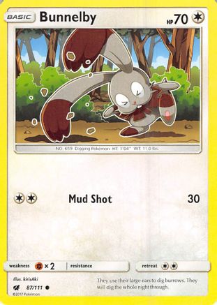 Bunnelby 087/111 - SM  Crimson Invasion