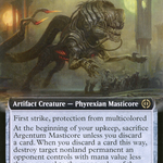 Argentum Masticore (ONE-393) - Phyrexia: All Will Be One: (Extended Art)