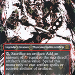 Slobad, Iron Goblin (ONE-448) - Phyrexia: All Will Be One: (Showcase) (Borderless) Foil