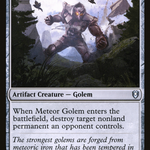 Meteor Golem (CLB-323) - Commander Legends: Battle for Baldur's Gate