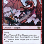 Tyrant of Kher Ridges (PRE-154S) - The Brothers' War Promos Foil