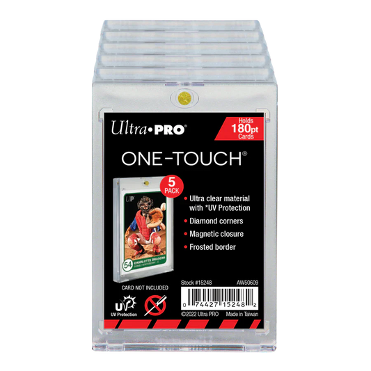 180PT UV ONE-TOUCH® Magnetic Card Holder (5 Pack)