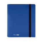 Pacific blue Eclipse 4-Pocket PRO-Binder by THE MIGHTY HOBBY SHOP with four front pockets, durable design for organizing supplies.