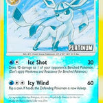 Glaceon [Platinum] 020/100 - Burger King Promos Reverse Holofoil