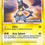 Lucario [Diamond & Pearl] 006/130 - Burger King Promos Reverse Holofoil