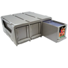 Open view of THE MIGHTY HOBBY SHOP PRO-Storage 3-drawer organizer with visible compartments and sleek design.