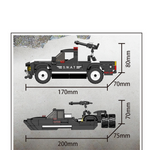 SWAT Rapid Pick Up Truck / Patrol Boat - Mil-Blox