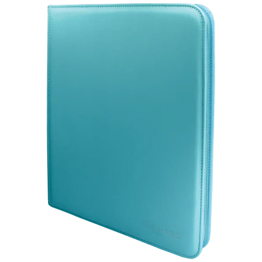 Vivid 12-Pocket Zippered PRO-Binder (Light Blue)