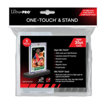 Set of five 35PT ONE-TOUCH & stands from THE MIGHTY HOBBY SHOP, featuring clear plastic holders with stands for display or storage.