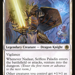 Nadaar, Selfless Paladin (PPAFR-27P) - Adventures in the Forgotten Realms Promos