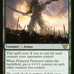 Primeval Protector (NEC-124) - Neon Dynasty Commander