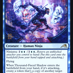 Thousand-Faced Shadow (PRE-86S) - Kamigawa: Neon Dynasty Promos Foil