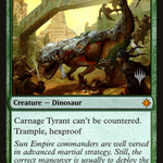 Carnage Tyrant (PPM20-179P) - Ixalan Promos