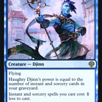 Haughty Djinn (PRE-052) - Dominaria United Promos Foil