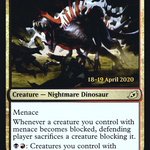 Labyrinth Raptor (PRE-193S) - Ikoria: Lair of Behemoths Promos Foil