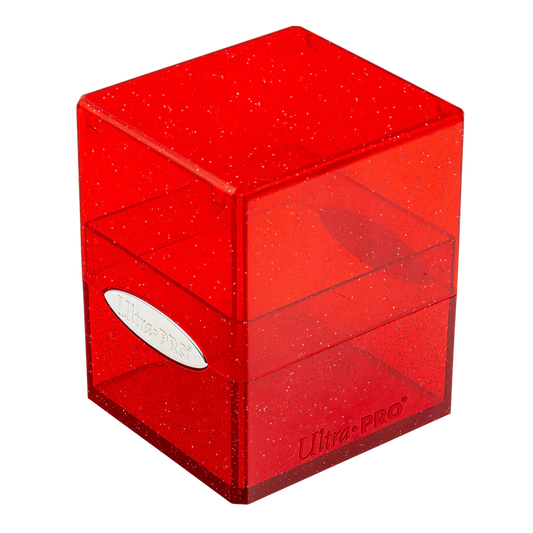 Glitter Satin Cube (Red)