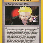 Lt. Surge's Secret Plan 107/132 - Gym Challenge Unlimited