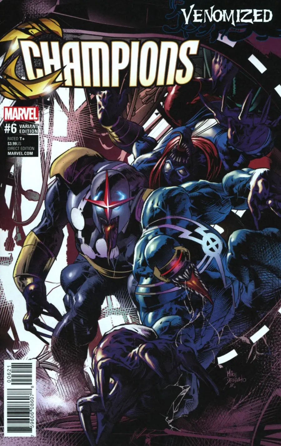 CHAMPIONS #6 DEODATO VENOMIZED VAR by Unknown Comic Books