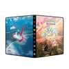 Scarlet and Violet Surging Sparks Pokémon 4-pocket portfolio by THE MIGHTY HOBBY SHOP, featuring vibrant Pokémon artwork and multiple card slots.