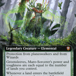 Greensleeves, Maro-Sorcerer (DMC-077) - Dominaria United Commander: (Extended Art)