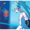 Hatsune Miku MIKU EXPO 10th Anniversary Patience gaming playmat featuring colorful Miku design and vibrant artwork.