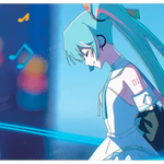Hatsune Miku MIKU EXPO 10th Anniversary Patience gaming playmat featuring colorful Miku design and vibrant artwork.