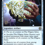 The Filigree Sylex (PRE-227S) - Phyrexia: All Will Be One Promos Foil