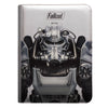 Fallout Brotherhood of Steel 9-pocket zippered PRO-Binder for tabletop gaming, featuring Fallout-themed design and organization pockets.