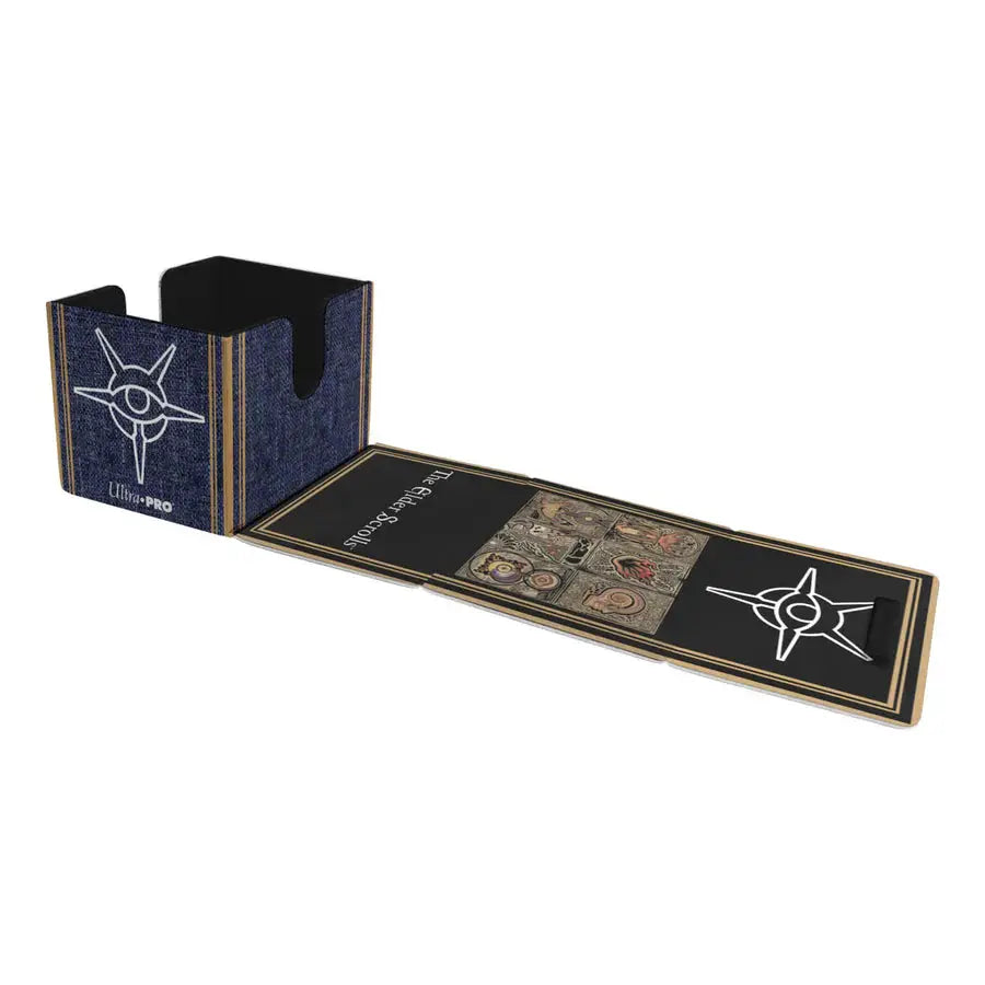 Open Mages Guild Alcove Edge Deck Box from The Elder Scrolls - Mages Guild for tabletop gaming, featuring detailed Elder Scrolls design.