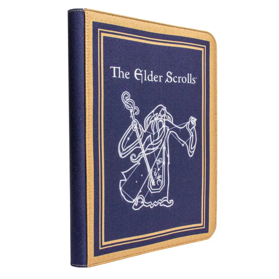 The Elder Scrolls Mages Guild 9-pocket zippered PRO-BINDER for tabletop gaming, featuring artwork from Oblivion Remastered.