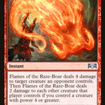 Flames of the Raze-Boar (RNA-101) - Ravnica Allegiance