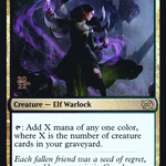 Deathbloom Ritualist (PRE-208S) - The Brothers' War Promos Foil
