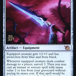 Sword of Once and Future (PRE-265S) - March of the Machine Promos Foil