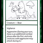 Bear with Set's Mechanic (CMB1-) - Mystery Booster Playtest Cards 2021