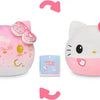 Reversible plush toy of Hello Kitty celebrating 50th anniversary from TeeTurtle Plushiverse collection, soft and cuddly.