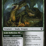 Dread Linnorm // Scale Deflection (CLB-225) - Commander Legends: Battle for Baldur's Gate