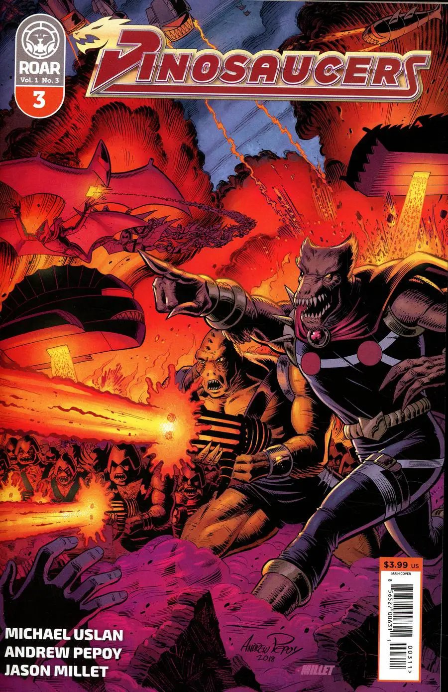 DINOSAUCERS #3 10/10/2018 by Unknown Comic Books