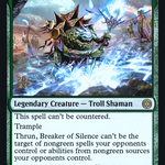 Thrun, Breaker of Silence (PRE-186S) - Phyrexia: All Will Be One Promos Foil