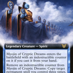Myojin of Cryptic Dreams (NEC-052) - Neon Dynasty Commander: (Extended Art)
