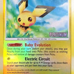 Pichu [Platinum] 045/106 - Burger King Promos Reverse Holofoil