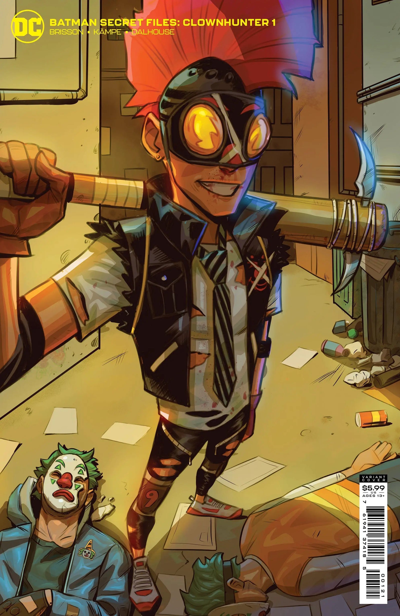 BATMAN SECRET FILES CLOWNHUNTER #1 (ONE SHOT) CVR B KOFI OFOSU CARD STOCK VAR (08/18/2021) by Unknown Comic Books
