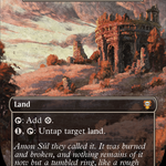 Deserted Temple (LTC-393) - Tales of Middle-earth Commander / Weathertop (Borderless) Foil