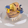 Detailed view of the One Piece Grand Ship Collection Ark Maxim model kit, featuring intricate ship design and vibrant colors.