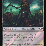 Necron Overlord (40K-43★) - Warhammer 40,000 Commander Foil
